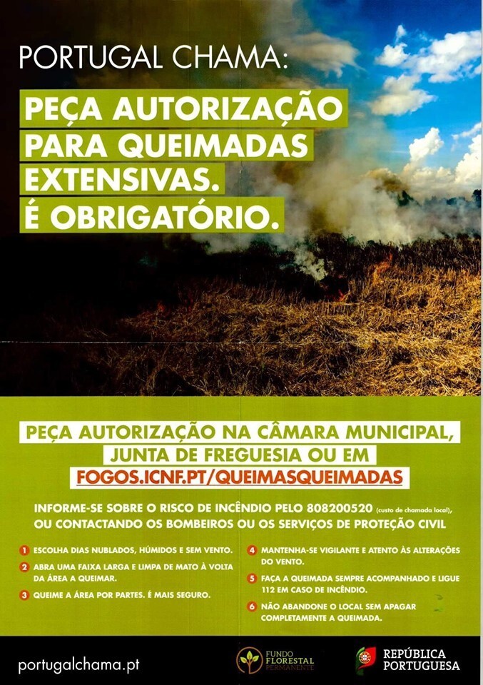 Queimas e Queimadas - Aviso