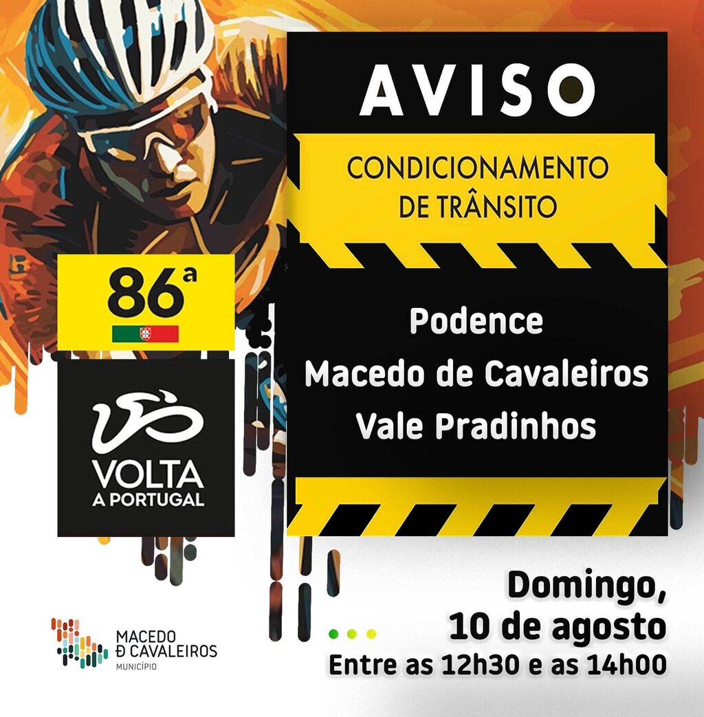 86.ª edição da Volta a Portugal em Bicicleta - Condicionamento de trânsito