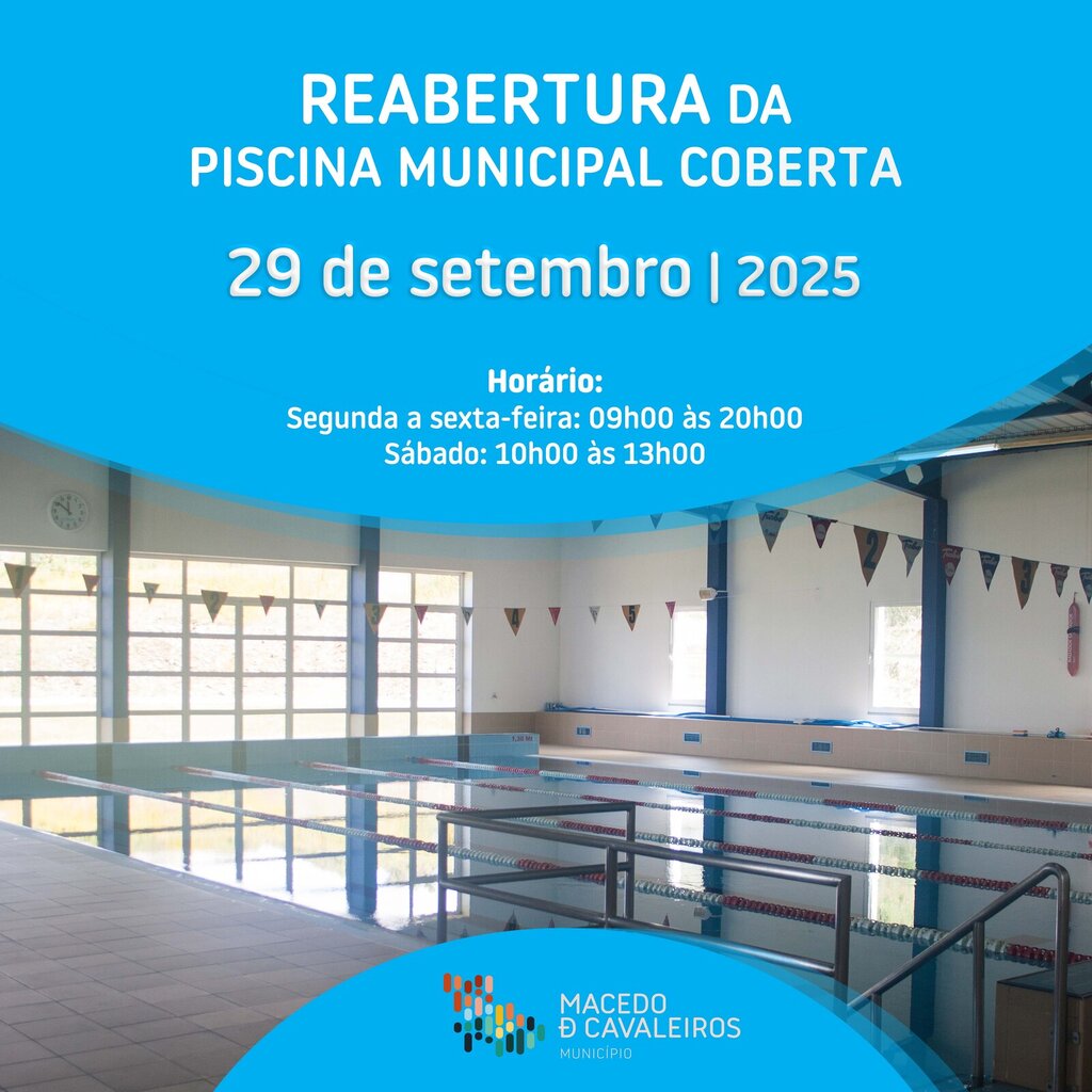 Reabertura da Piscina Municipal Coberta